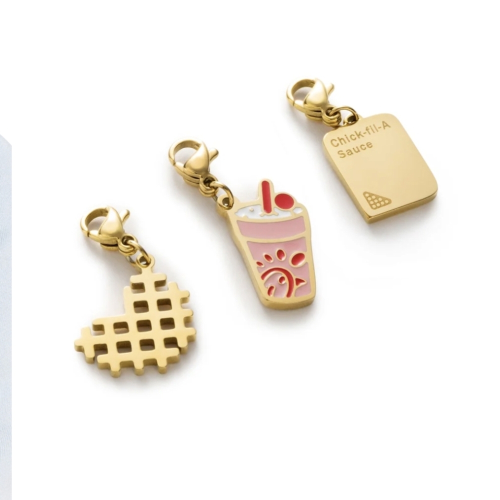 Chick-fil-A Gold Charm Set
